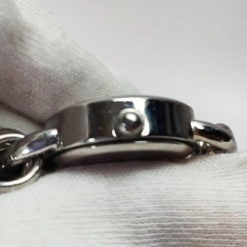 Disney Mickey Mouse Charm Bracelet Watch Silver Glove Dangle